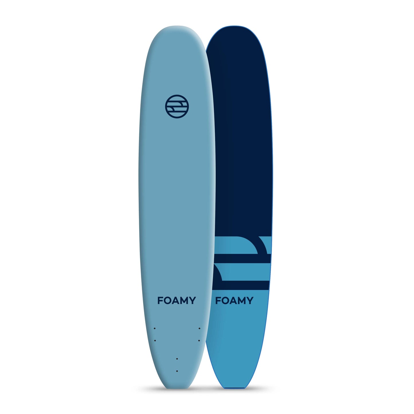 9' Duke Steel Blue & Dark Blue - Single Fin Compatible